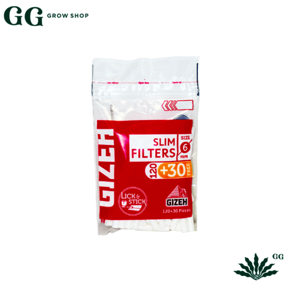 Gizeh Filtros Slim 120u - Garden Glory Grow Shop