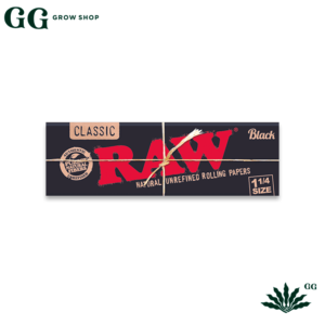 Raw Black 1 1/4 Seda - Garden Glory Grow Shop