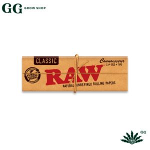 Raw Connoiseur 1 1/4 + Tips - Garden Glory Grow Shop